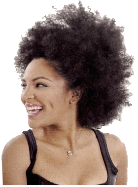 AFRO LARGE - Drawstring Ponytail